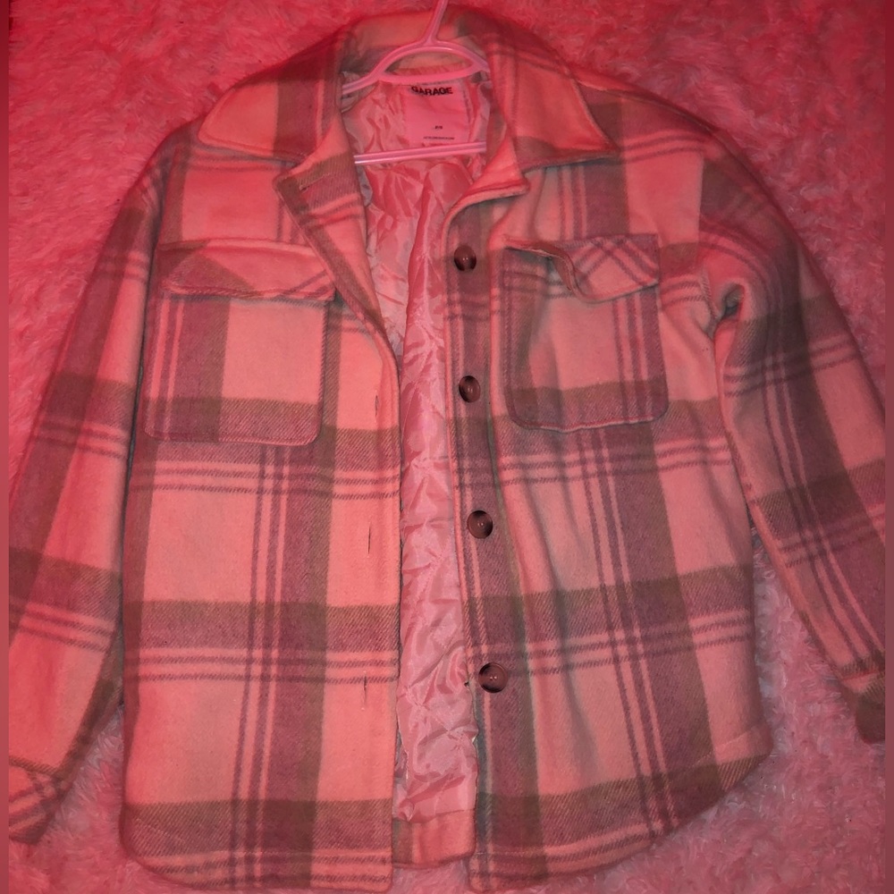 plaid coat